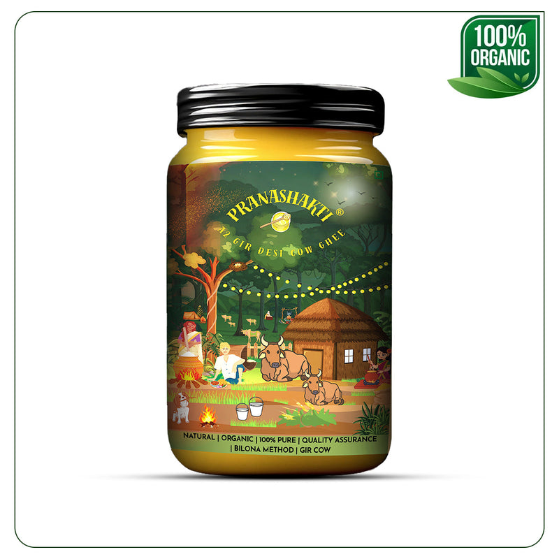 Pranashakti Pure A2 Gir Cow Ghee (1 Litre)