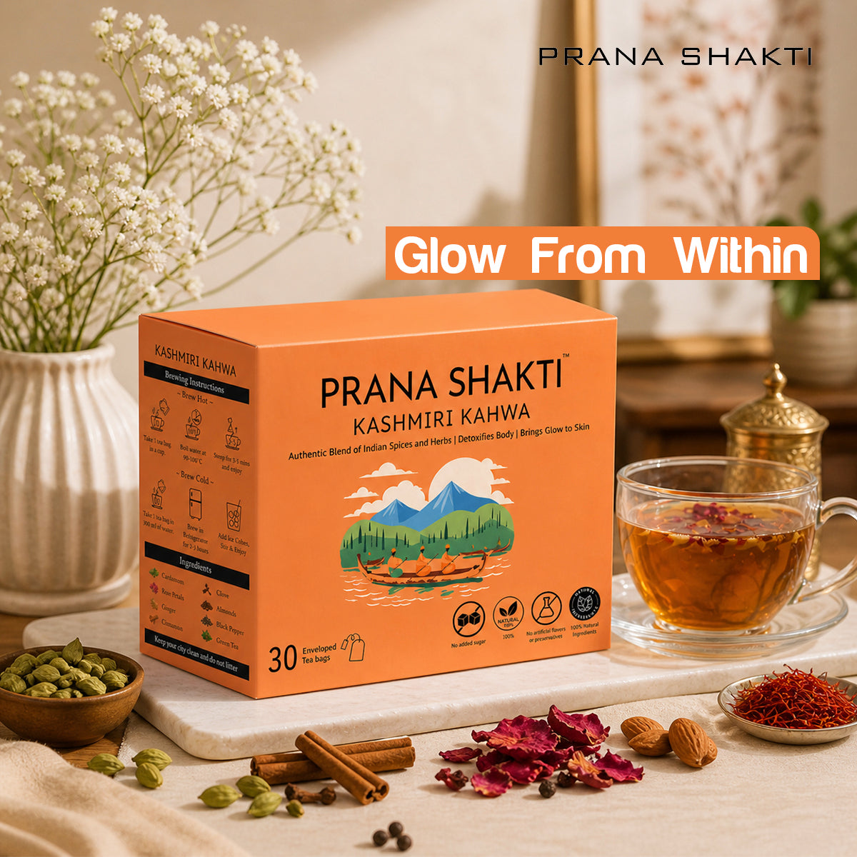 Pranashakti Kashmiri Kahwa Tea