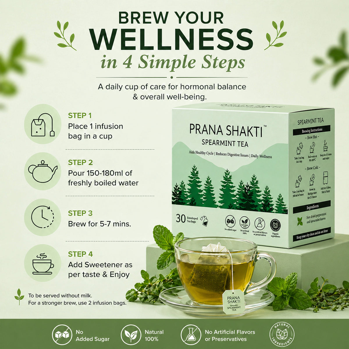 Pranashakti Spearmint Tea
